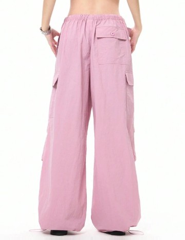 Pantaloni SHEIN, roz