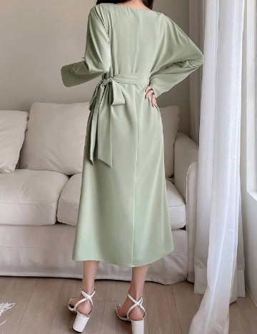 Rochie medie Dazy, verde