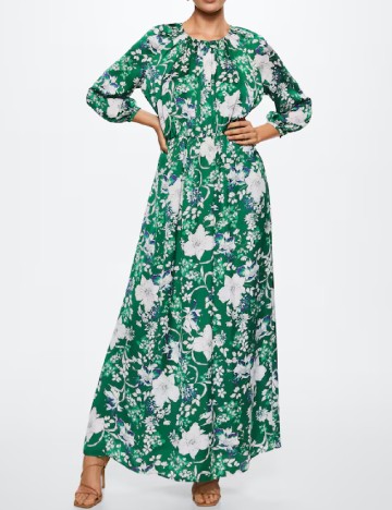 Rochie lunga Mango, verde