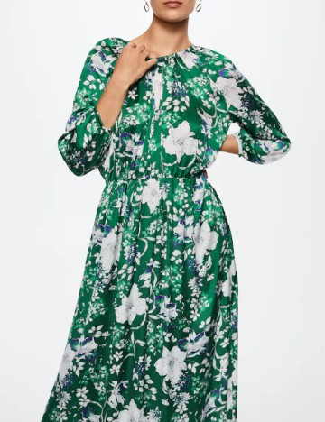 Rochie lunga Mango, verde