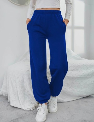 Pantaloni SHEIN, albastru