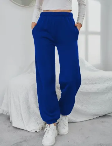 Pantaloni SHEIN, albastru Albastru