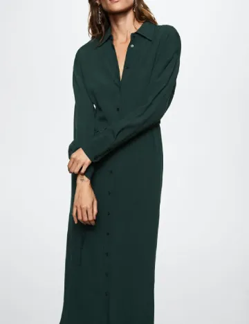 Rochie lunga Mango, verde Verde