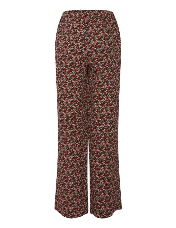 Pantaloni Ichi, floral Floral print