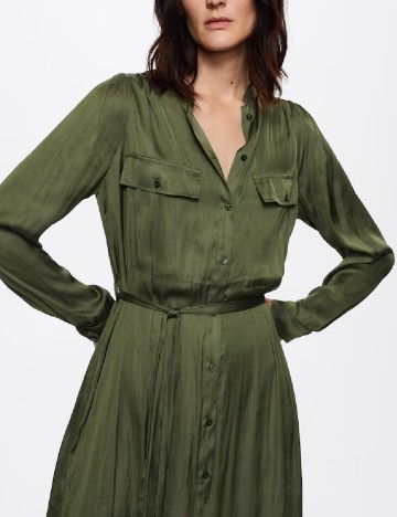 Rochie medie Mango, verde