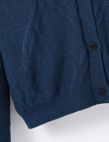 Cardigan Shein Kids, bleumarin