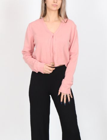 Set Cardigan si Top SHEIN, roz