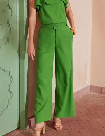 Pantaloni MOTF, verde Verde