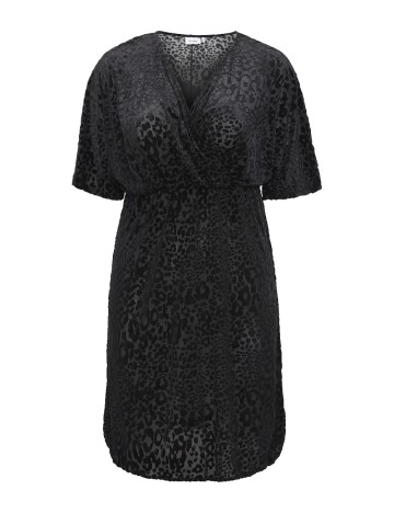 Rochie scurta Fransa Curve, negru