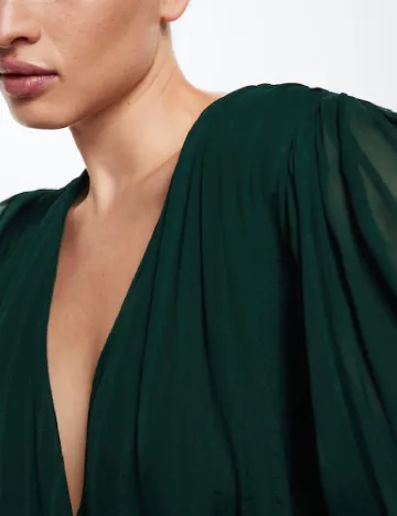 Rochie scurta Mango Violeta, verde Verde