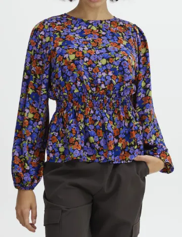 Bluza Ichi, floral Floral print