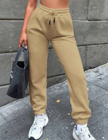 Pantaloni SHEIN, maro