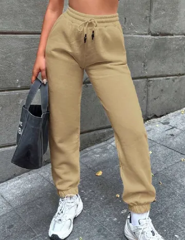 Pantaloni SHEIN, maro Maro