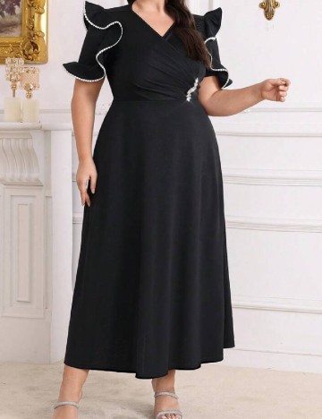 Rochie lunga SHEIN CURVE, negru