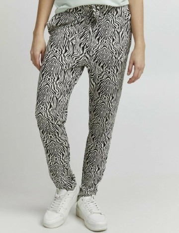 Pantaloni Ichi, animal print