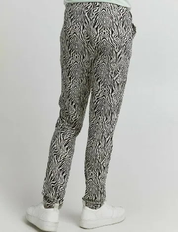 Pantaloni Ichi, animal print Animal print