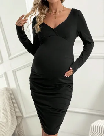 Rochie scurta SHEIN Maternity, negru Negru