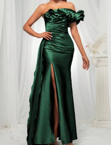 Rochie lunga SHEIN, verde Verde