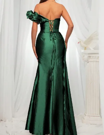 Rochie lunga SHEIN, verde Verde