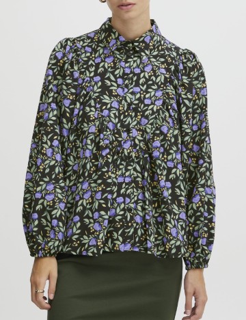 Camasa Ichi, floral print