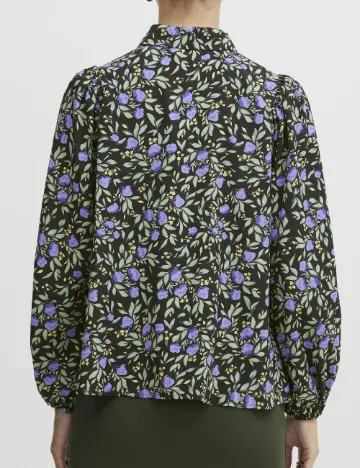 Camasa Ichi, floral print Floral print