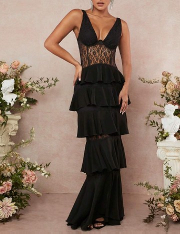 Rochie lunga SHEIN, negru