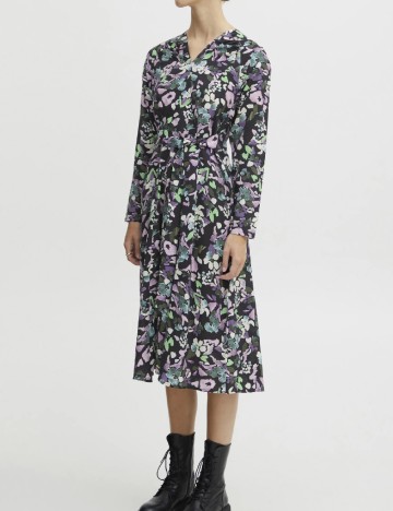 Rochie medie Ichi, floral print