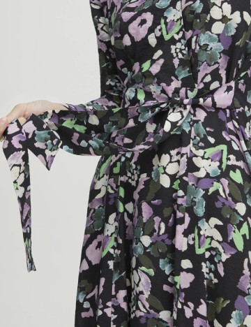 Rochie medie Ichi, floral print