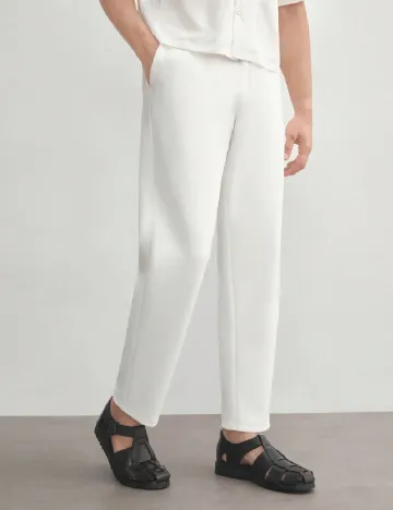 Pantaloni SHEIN, alb Alb