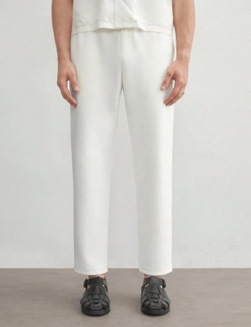 Pantaloni SHEIN, alb