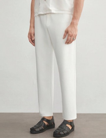 Pantaloni SHEIN, alb