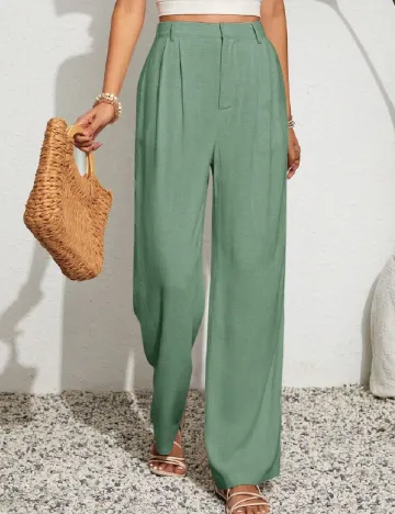 Pantaloni SHEIN, verde Verde