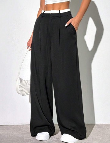 Pantaloni SHEIN, negru