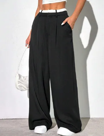 Pantaloni SHEIN, negru Negru