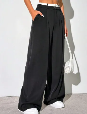 Pantaloni SHEIN, negru Negru