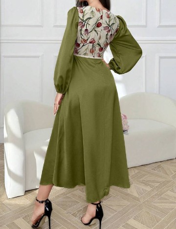 Rochie medie SHEIN, verde