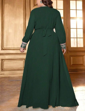 Rochie lunga Toleen, verde