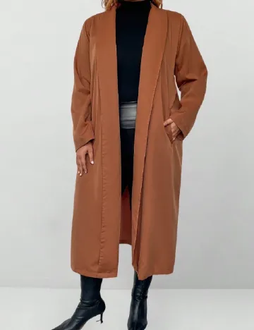 Trench SHEIN CURVE, maro Maro