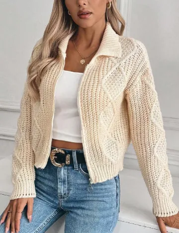 Cardigan SHEIN, crem Crem