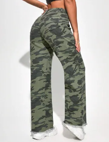 Blugi SHEIN, army Verde