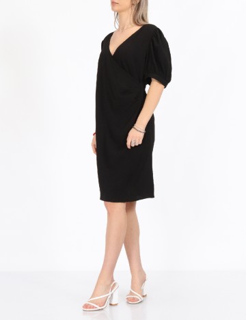 Rochie medie Cream, negru