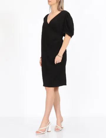 Rochie medie Cream, negru Negru