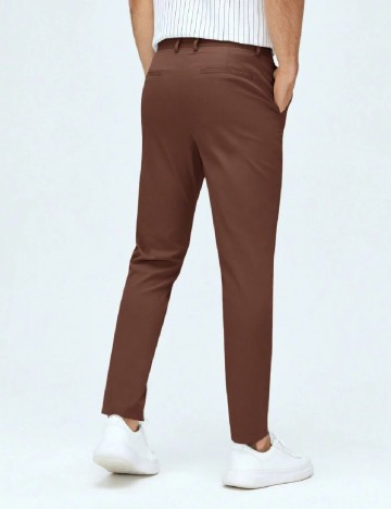 Pantaloni SHEIN, maro