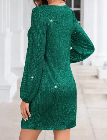 Rochie scurta SHEIN, verde Verde