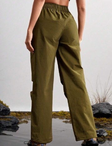 Pantaloni SHEIN, verde