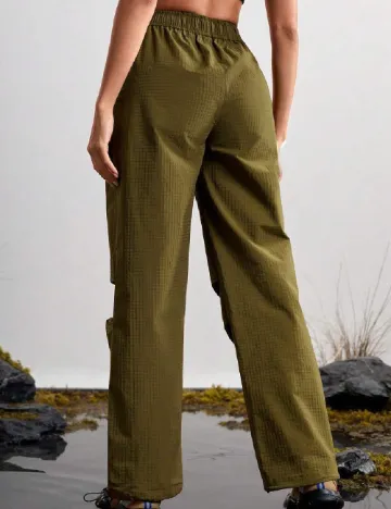 Pantaloni SHEIN, verde Verde