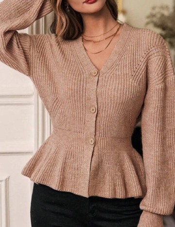 Cardigan SHEIN, maro