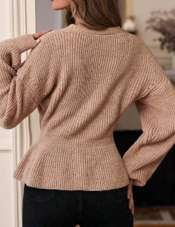 Cardigan SHEIN, maro