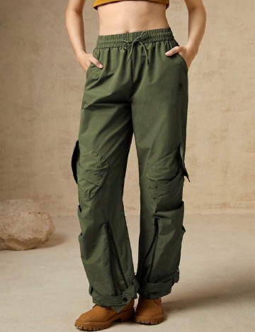 Pantaloni SHEIN, verde