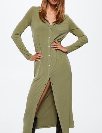 Rochie medie Mango, verde